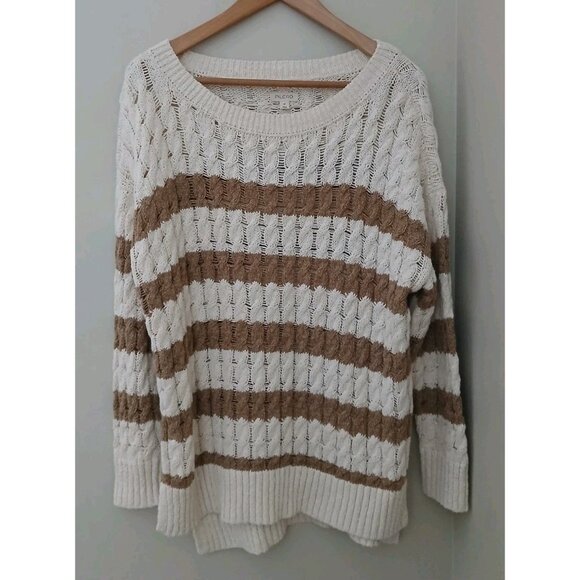 Pilcro Sweaters - Pilcro Anthro Longline Stitch Sweater